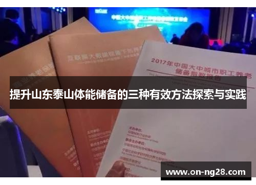提升山东泰山体能储备的三种有效方法探索与实践